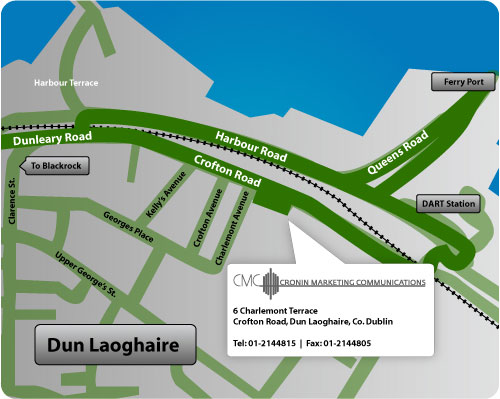 Dun Laoghaire Map